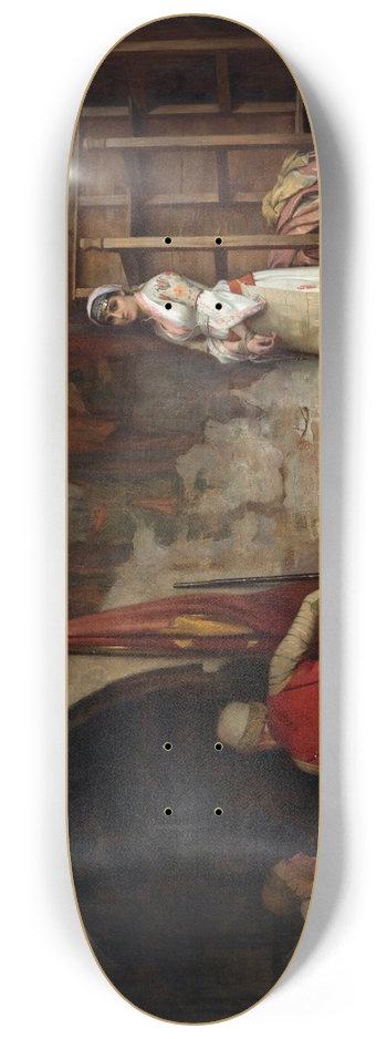 Theodoros Ralli - The Captive (Turkish Plunder) 8.25 inch art skate deck