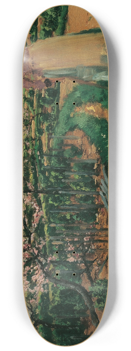 Theodor Von Hrmann - Mdchen Im Obstgarten 8.25 inch art skate deck