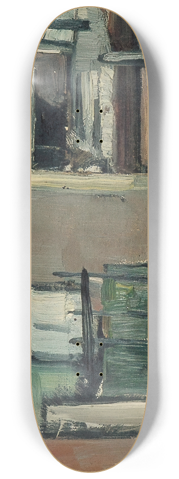 Theo van Doesburg - Houses 8.25 inch art skate deck