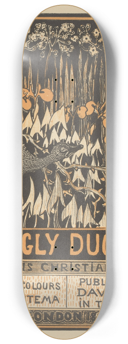 Theo van Hoytema - The ugly duckling, 1894 8.25 inch art skate deck