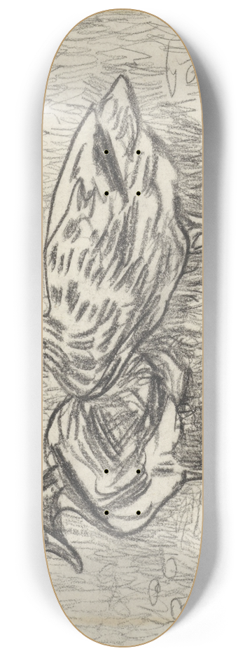 Theo van Hoytema - Twee eenden 8.25 inch art skate deck