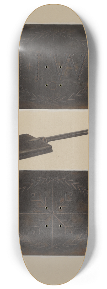 Therkel Anderson - Waffle Iron 8.25 inch art skate deck