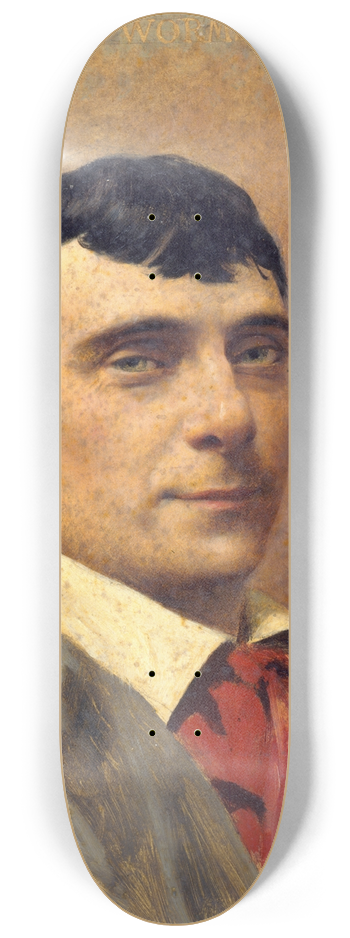 Thobald Chartran - Portrait de Gustave Worms (1836-1910), socitaire de la Comdie-Franaise 8.25 inch art skate deck