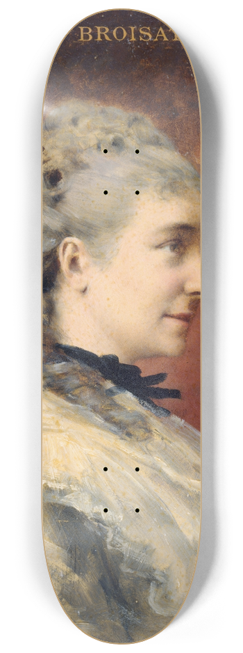 Thobald Chartran - Portrait dmilie Broisat 8.25 inch art skate deck