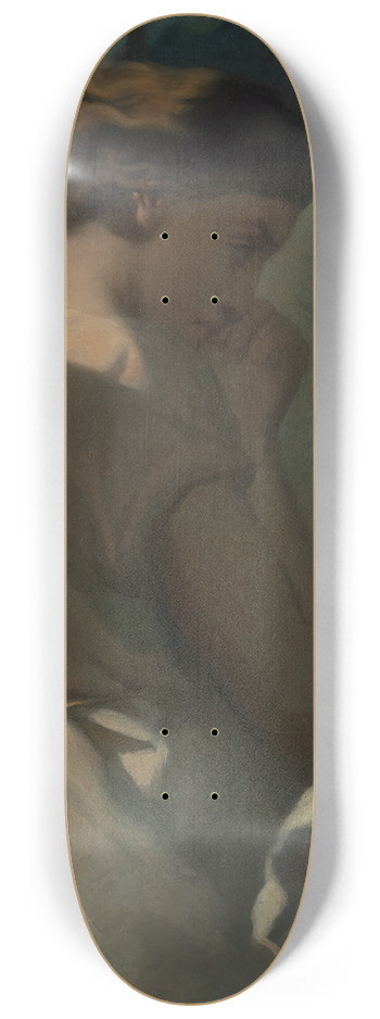 Thodore Chassriau - An Angel Praying in the Garden of Olives 8.25 inch art skate deck
