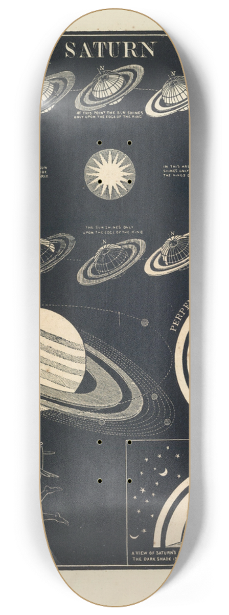 Asa Smith - Saturn 8.25 inch art skate deck