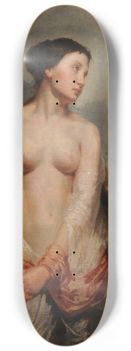 Thodore Chassriau - La Captive 8.25 inch art skate deck