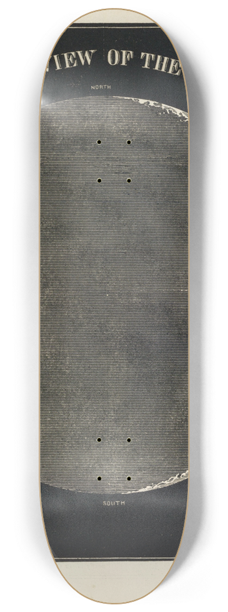 Asa Smith - Telescopic view of the new Moon 8.25 inch art skate deck