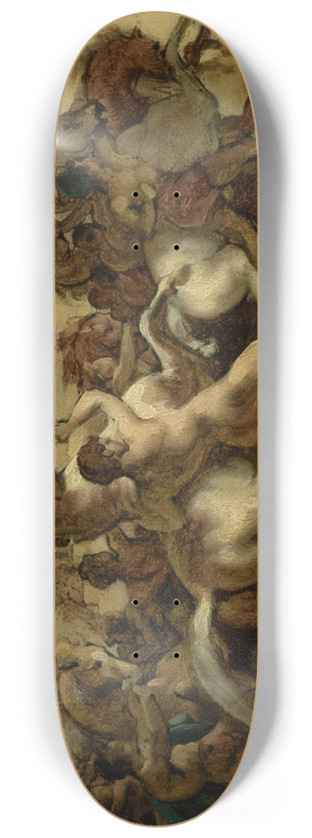 Thodore Gricault - The Race of the Riderless Horses 8.25 inch art skate deck