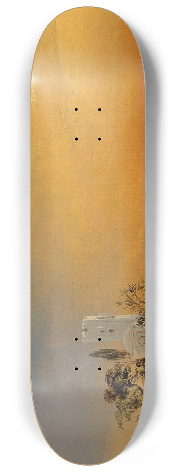 Thodore Gudin - Coast in Algeria 8.25 inch art skate deck