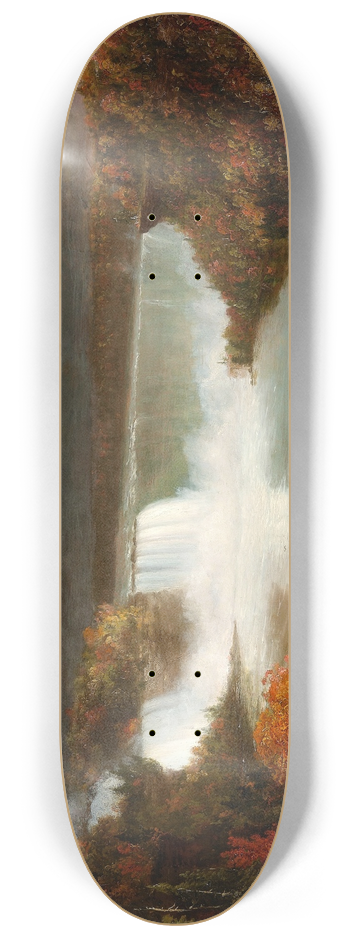 Thomas Cole - Distant View of Niagara Falls 8.25 inch art skate deck