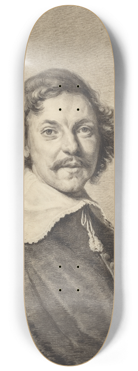 Thomas de Keyser - Portrait Of A Man 8.25 inch art skate deck