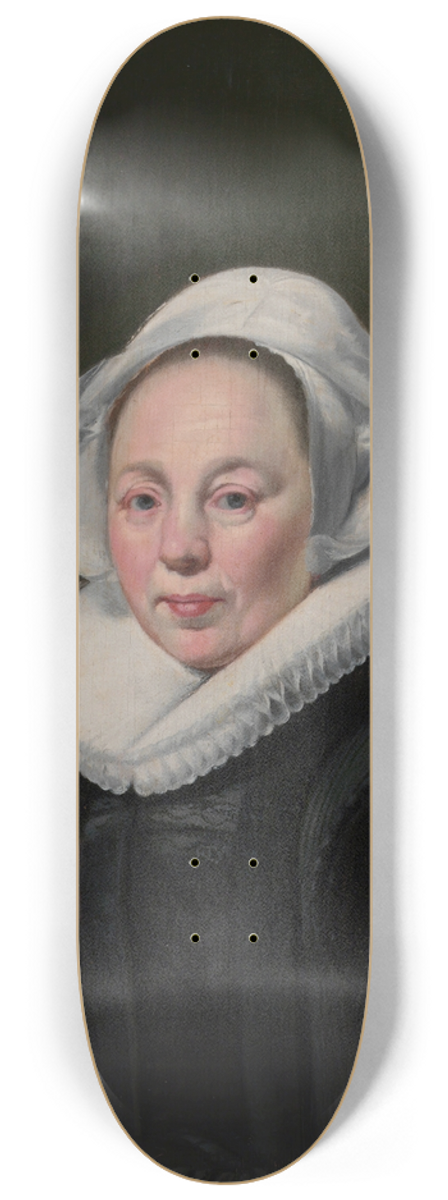 Thomas de Keyser - Portrait of a Woman with a Balance 8.25 inch art skate deck