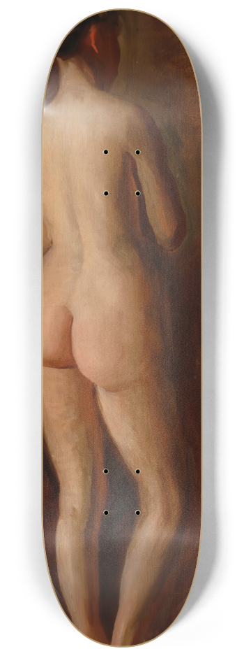 Thomas Eakins - Standing Female Nude (back view) 8.25 inch art skate deck