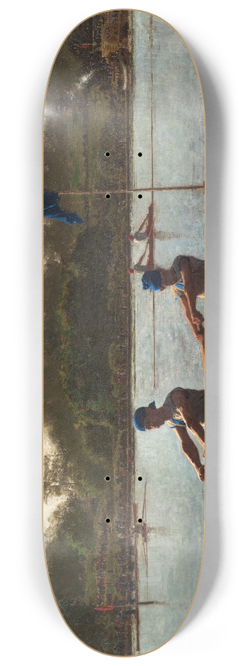 Thomas Eakins - The Biglin Brothers Turning the Stake 8.25 inch art skate deck