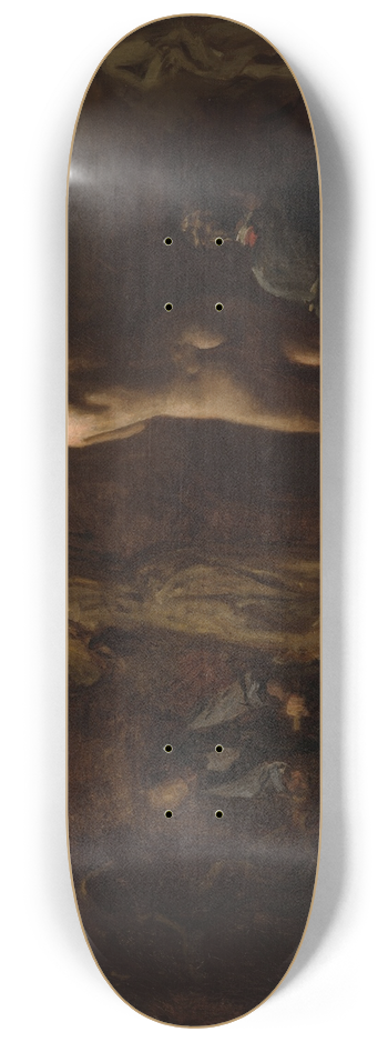Thomas Eakins - William Rush Carving His Allegorical Figure of the Schuylkill River,Study 8.25 inch art skate deck
