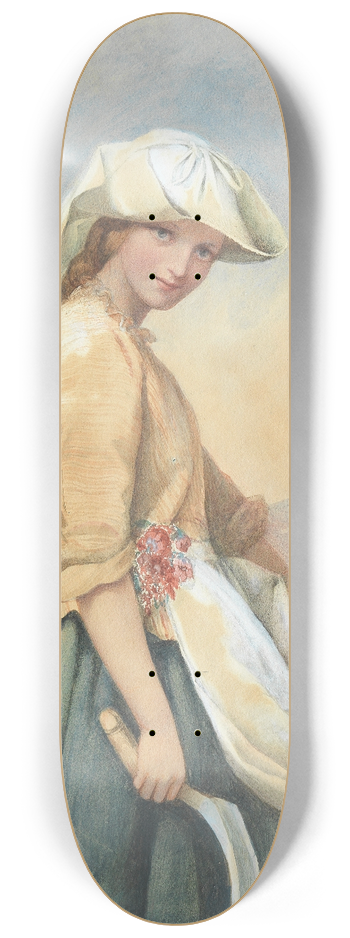 Thomas Faed - The Solitary Reaper 8.25 inch art skate deck