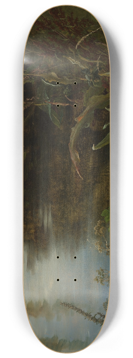 Thomas Fearnley - Study of Water and Plants 8.25 inch art skate deck