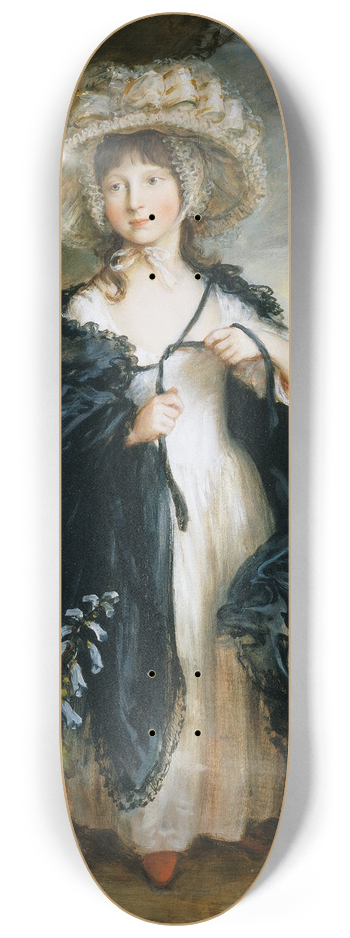 Thomas Gainsborough - Miss Elizabeth Haverfield 8.25 inch art skate deck