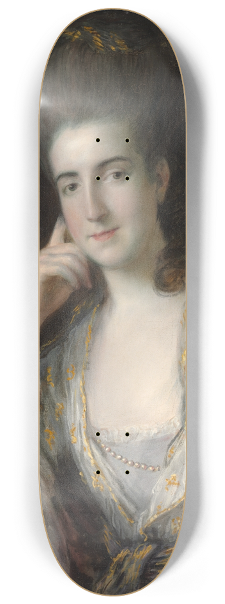 Thomas Gainsborough - Portrait of Mary Wise 8.25 inch art skate deck