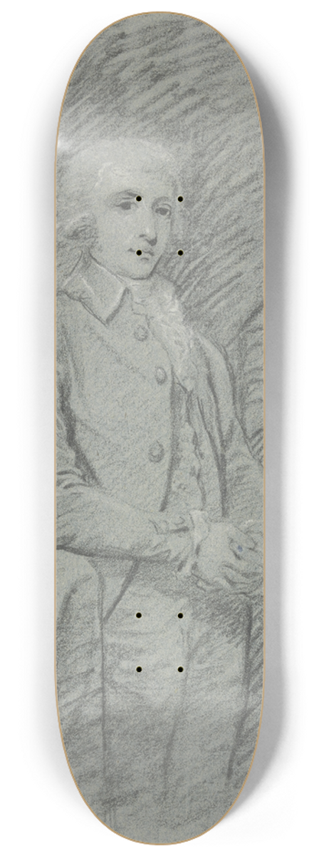 Thomas Gainsborough - Portrt eines vornehmen jungen Mannes (Kniestck) 8.25 inch art skate deck
