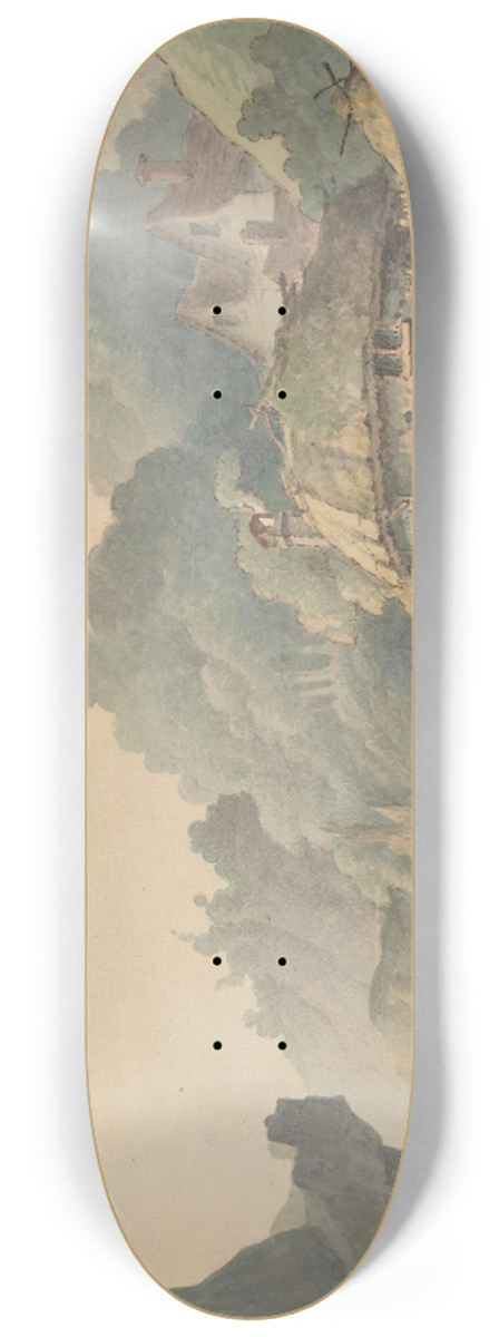 Thomas Greenwood - Cottage Scene 8.25 inch art skate deck