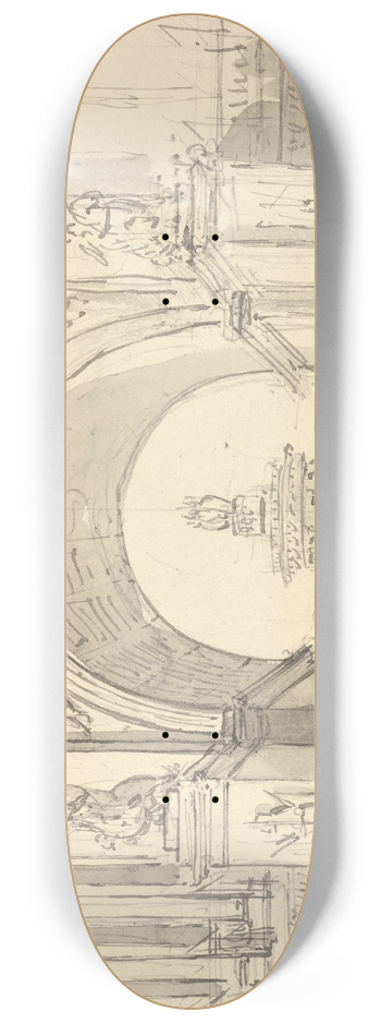 Thomas Grieve - Design for Covent Garden Drop Curtain 8.25 inch art skate deck