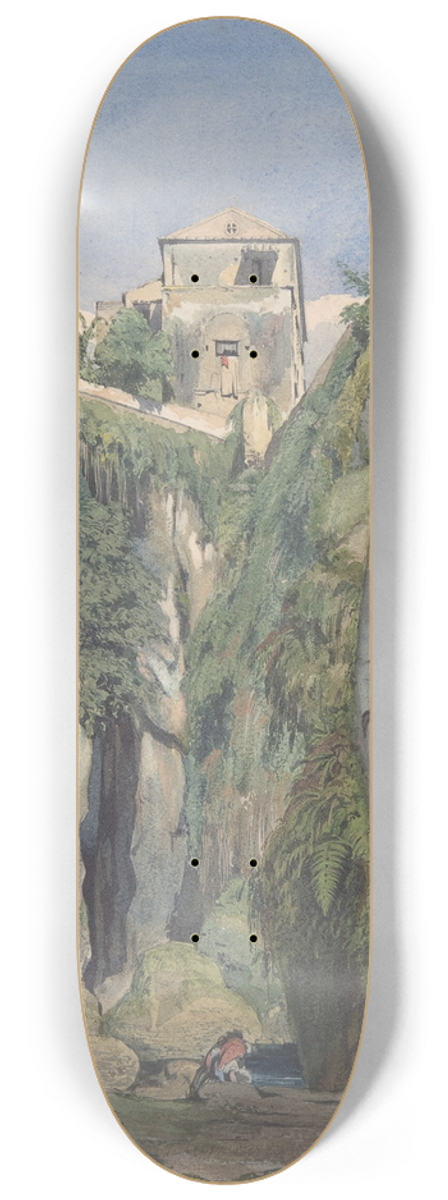 Thomas Hartley Cromek - A Glen in Sorrento 8.25 inch art skate deck