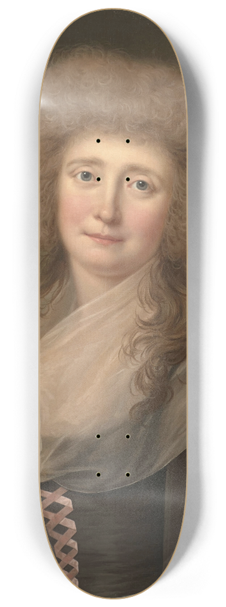Adolf Ulrik Wertmller - Portrait de Madame Whittforth, ne Jane Barton 8.25 inch art skate deck