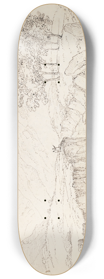 Thomas Hastings - Near Eagle Crag 8.25 inch art skate deck