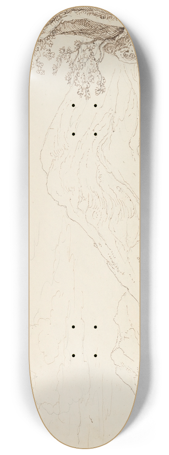 Thomas Hastings - Part of the Killarney Lake between the Upper and Lower Lakes 8.25 inch art skate deck