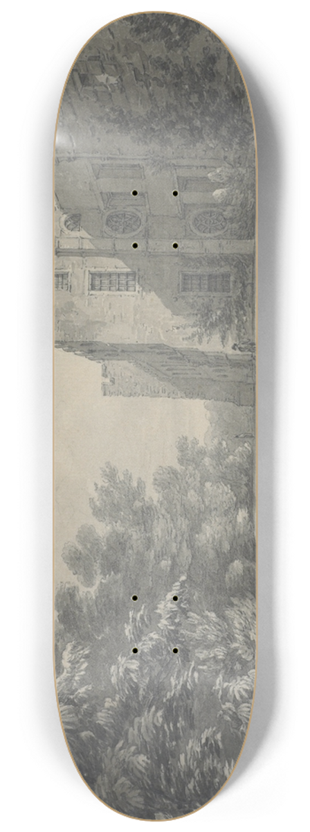 Thomas Hearne - Greystoke Castle 8.25 inch art skate deck