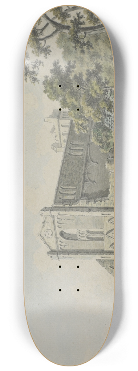 Thomas Hearne - Melrose Abbey 8.25 inch art skate deck