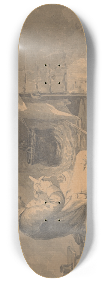 Thomas Hearne - The Welsh Curate 8.25 inch art skate deck