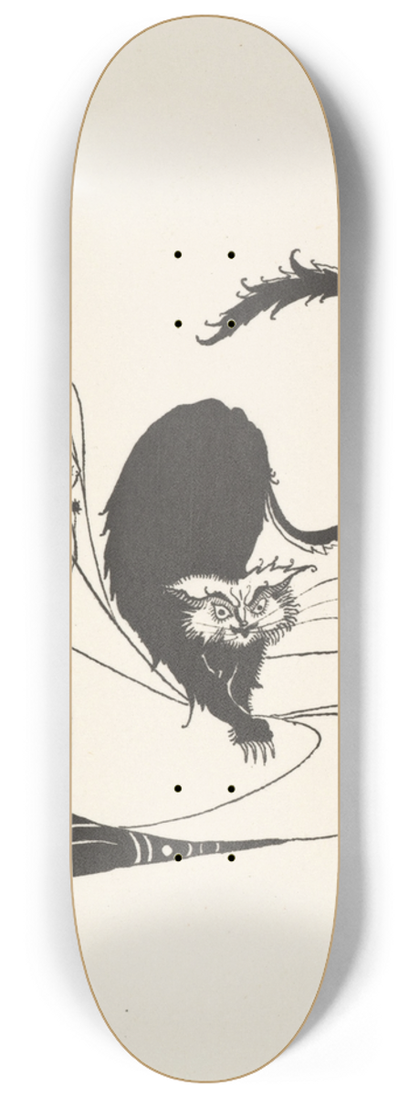 Aubrey Vincent Beardsley - Grotesques by Aubrey Beardsley 4 8.25 inch art skate deck