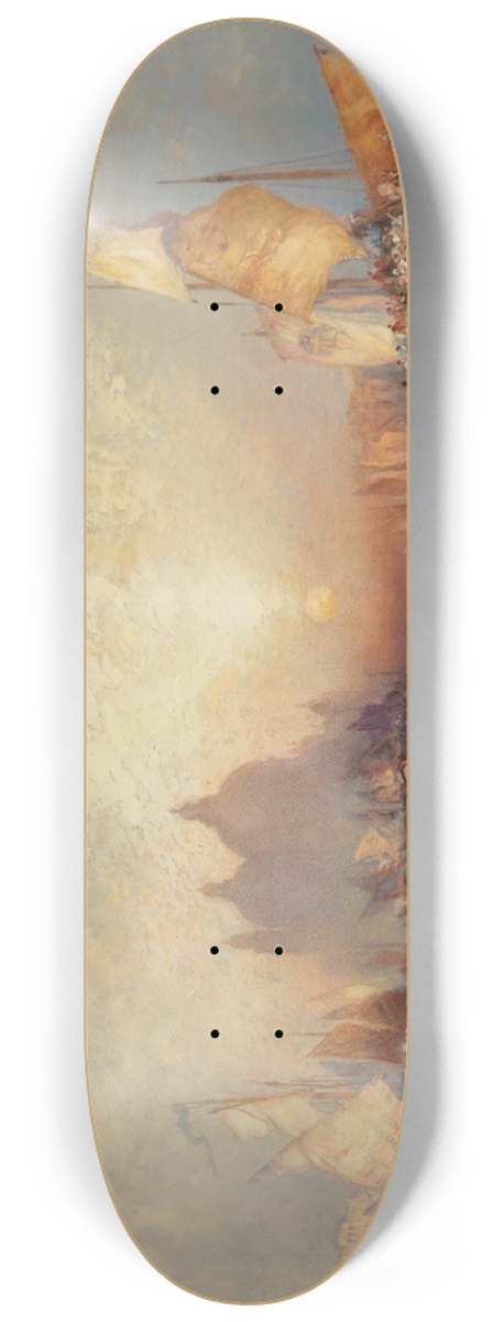Thomas Moran - Entrance to the Grand Canal, Venice 8.25 inch art skate deck