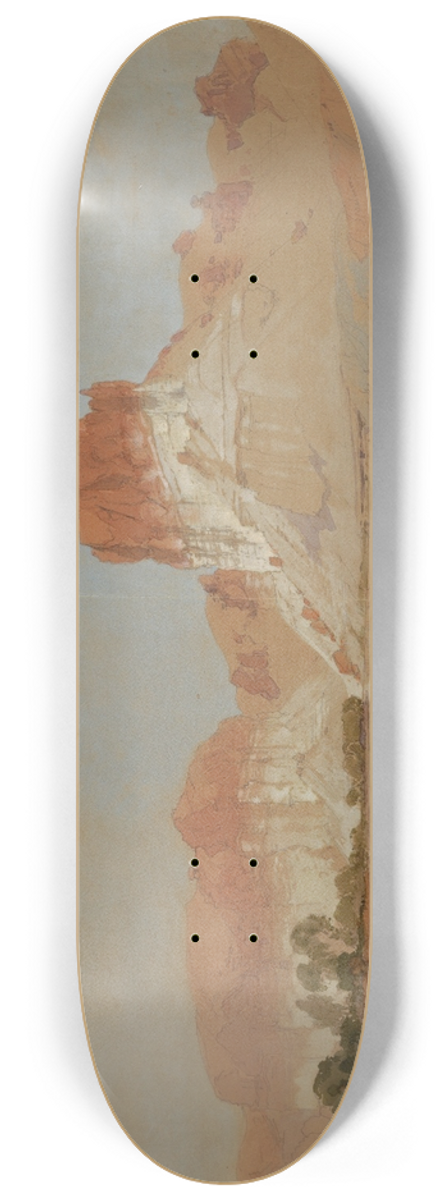 Thomas Moran - Green River, Wyoming Territory 8.25 inch art skate deck