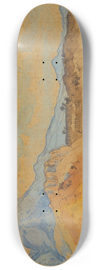 Thomas Moran - Port Neuf Canyon, Idaho 8.25 inch art skate deck
