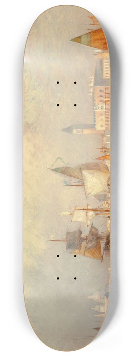 Thomas Moran - Venice, Grand Canal 8.25 inch art skate deck