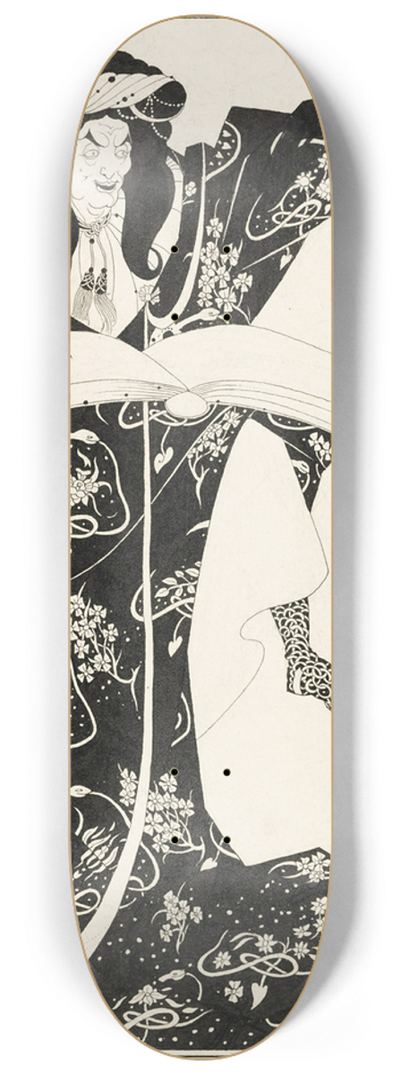 Aubrey Vincent Beardsley - Virgilius the Sorcerer 8.25 inch art skate deck