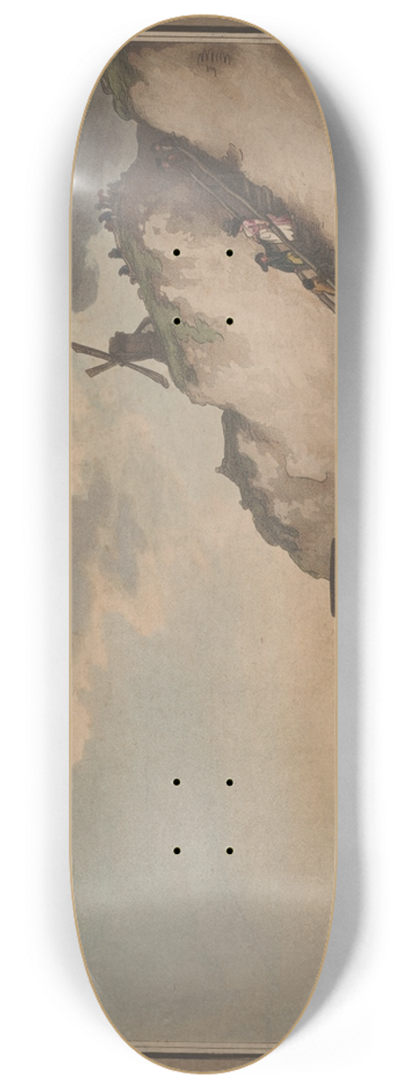 Thomas Rowlandson - Bathing machines 8.25 inch art skate deck