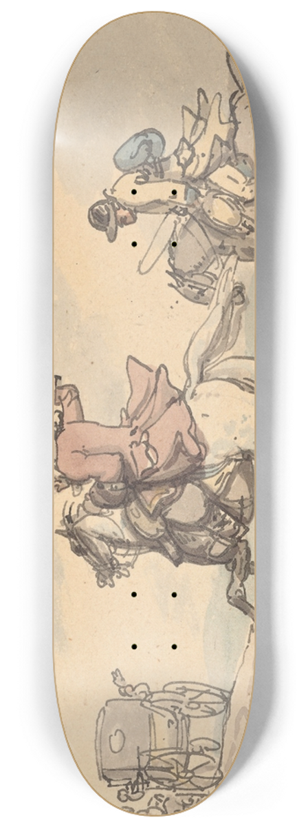 Thomas Rowlandson - The elopement 8.25 inch art skate deck