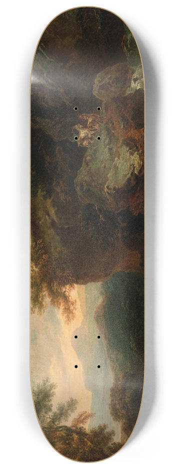 Thomas Sautelle Roberts - Landscape 8.25 inch art skate deck