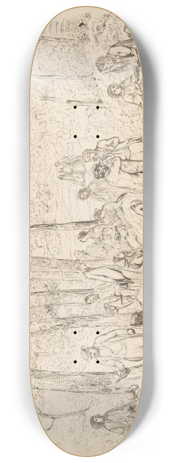 August Alleb - Picknick in het bos 8.25 inch art skate deck