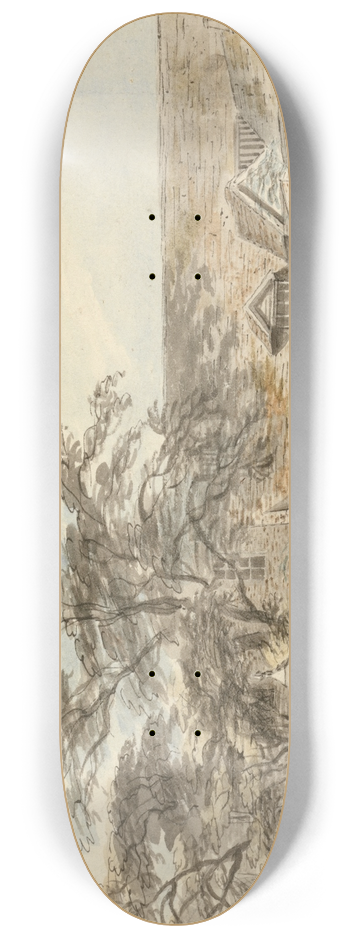 Thomas Stowers - Mill at Load Water 8.25 inch art skate deck