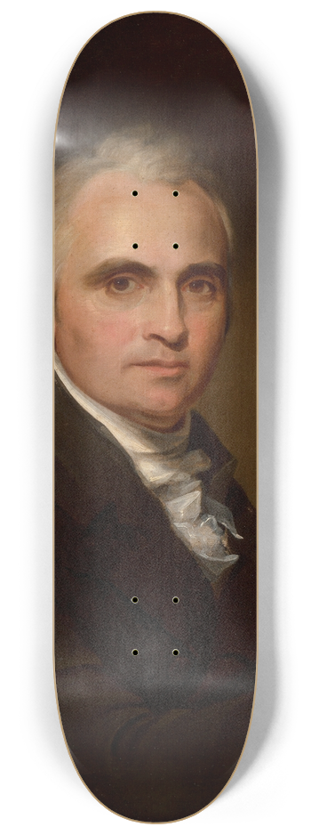 Thomas Sully - Portrait of Mr. Dwight 8.25 inch art skate deck