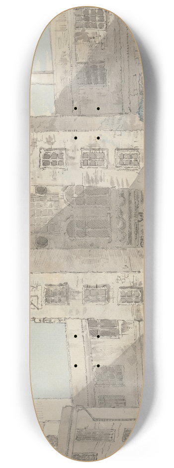 Thomas Theodosius Forrest - Old Somerset House 8.25 inch art skate deck