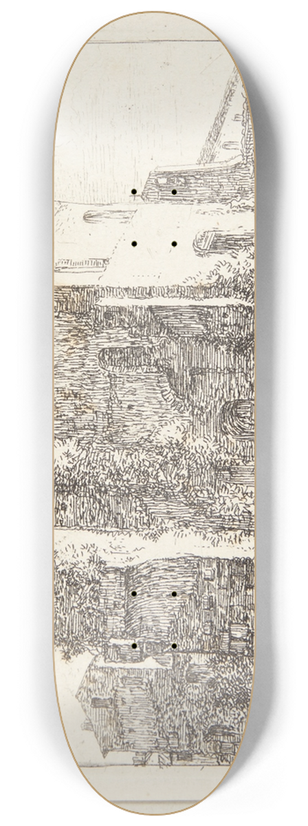 Thomas Wijck - En fisker og en spinderske 8.25 inch art skate deck