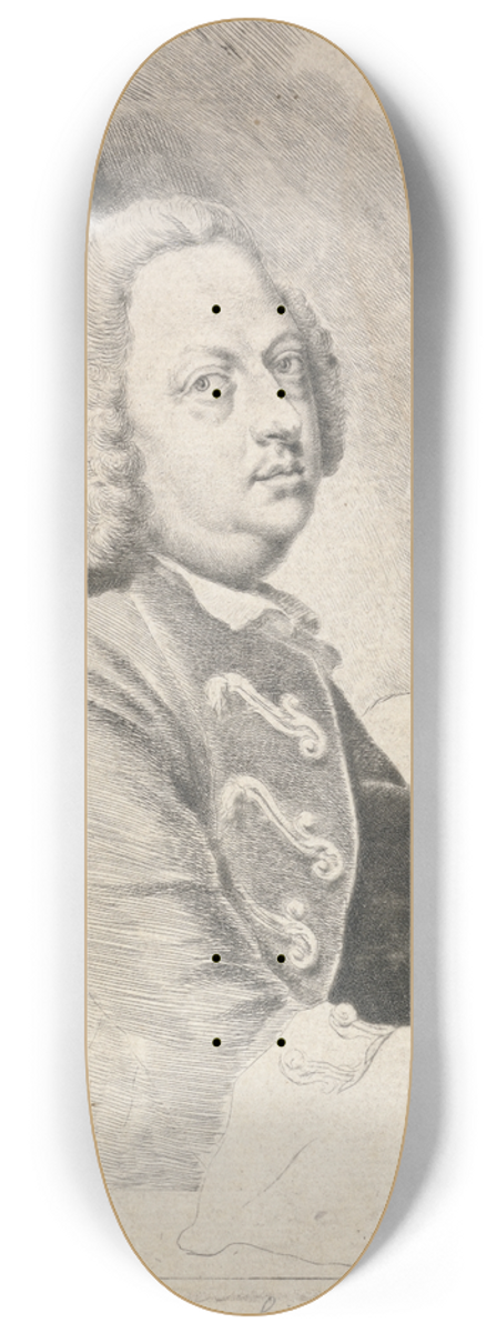 Thomas Worlidge - Self-portrait 8.25 inch art skate deck