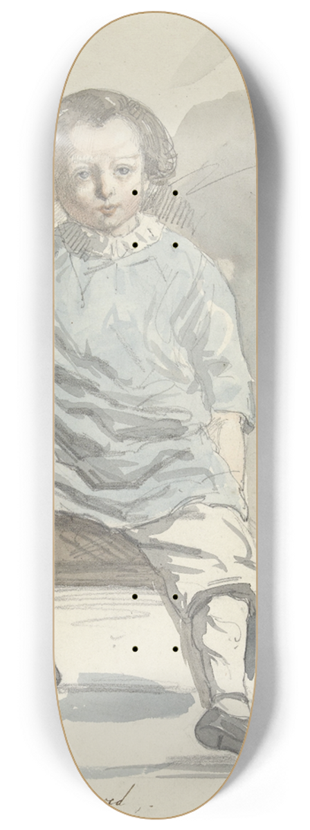 August Alleb - Studie naar Gerard 8.25 inch art skate deck